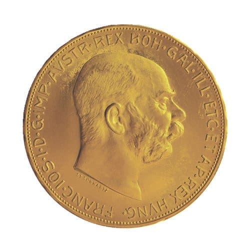 Austrian Gold 100 Corona — Obverse