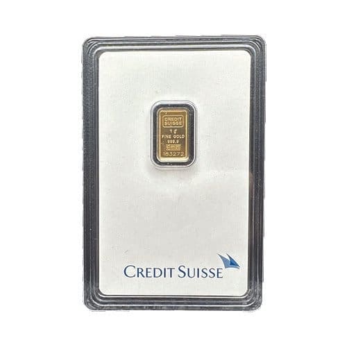 1g Gold Bar — Obverse