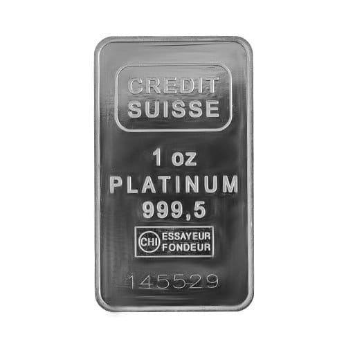 1 oz Platinum Bar — Obverse