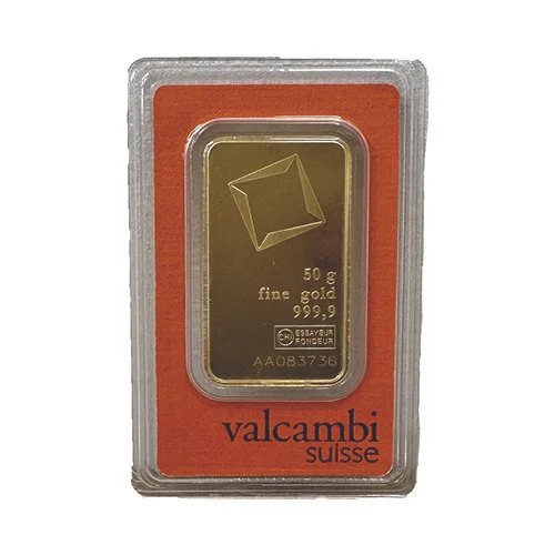 50g Gold Bar — Obverse