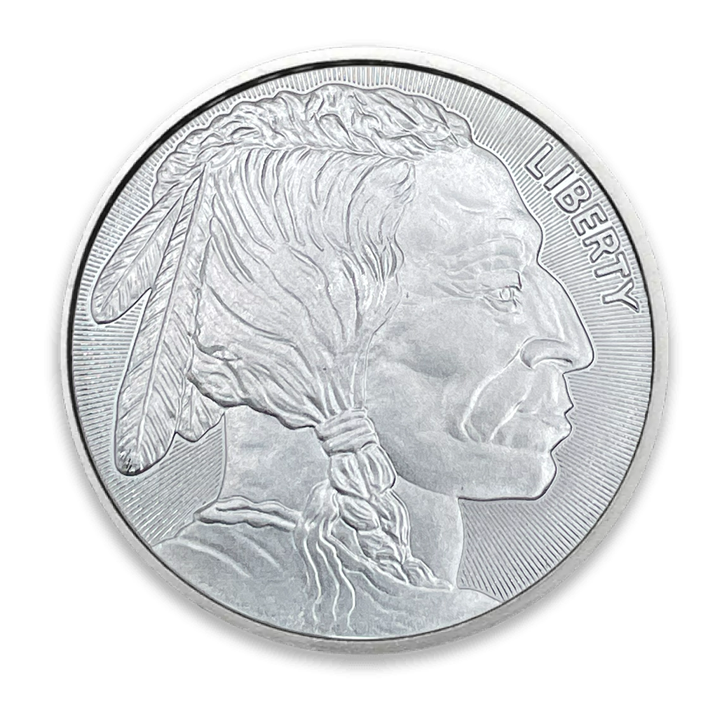 Silver Buffalo Round — Obverse