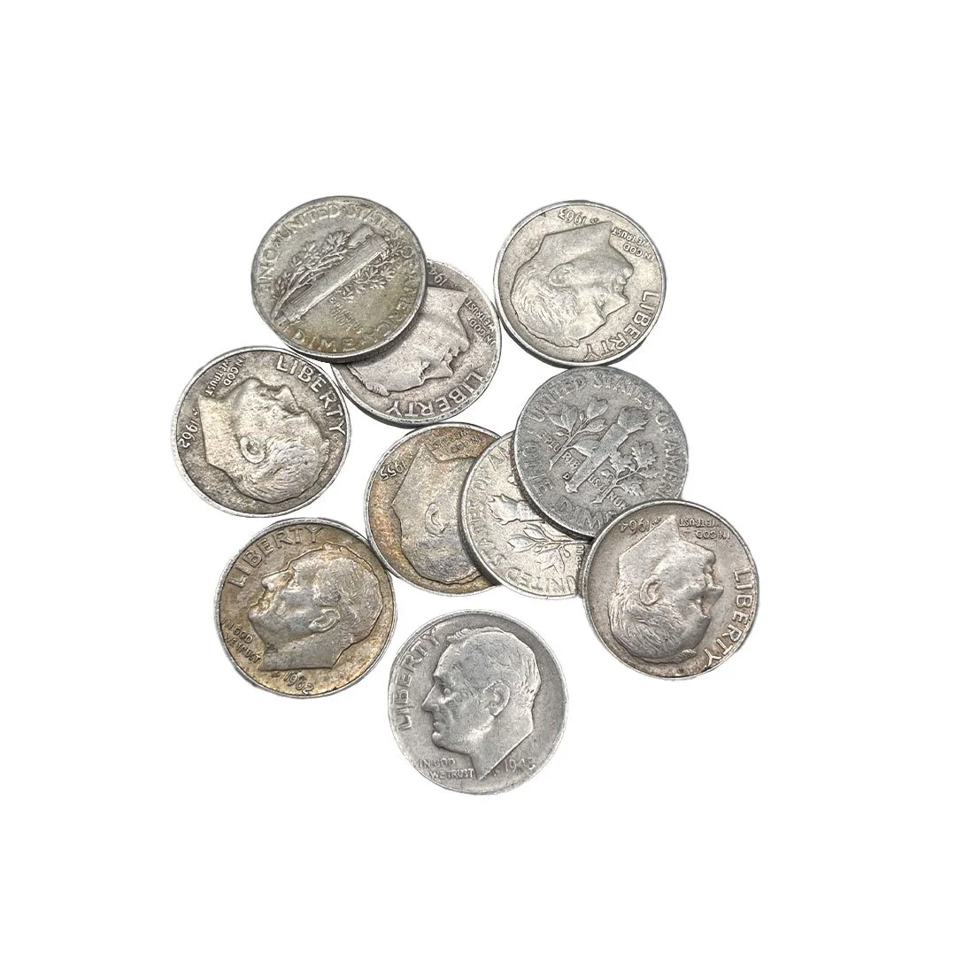 90% Silver Dimes — Coinage