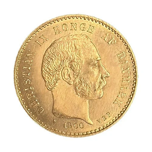 Denmark Gold 10 Kroner — Obverse