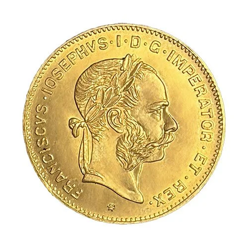 Austrian 4 Florin (10 Franc) — Obverse