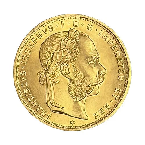 Austrian 8 Florin (20 Franc) — Obverse
