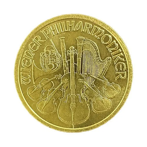 1/10 oz Austrian Gold Philharmonic — Obverse