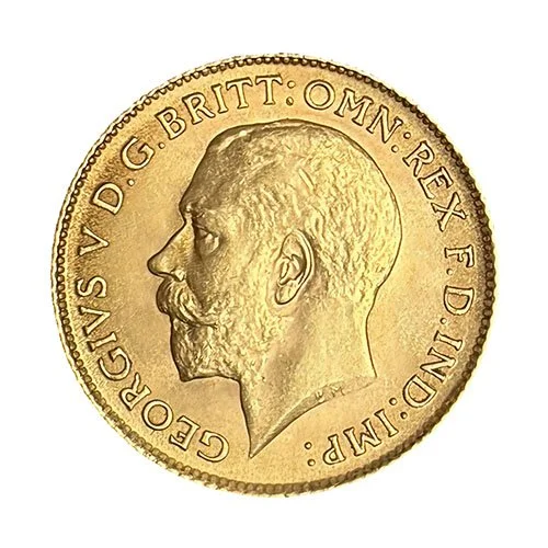 ½ Pound British Sovereign — Obverse