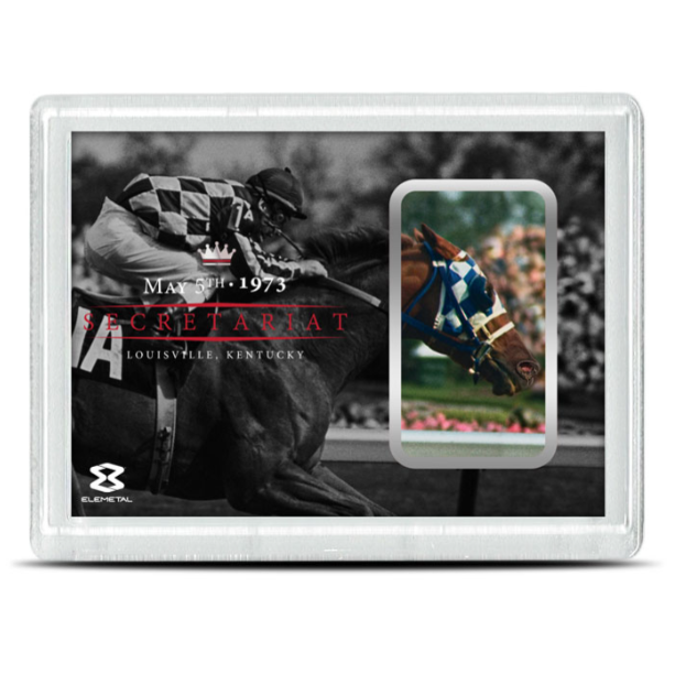 Secretariat Silver Louisville Bar — Front