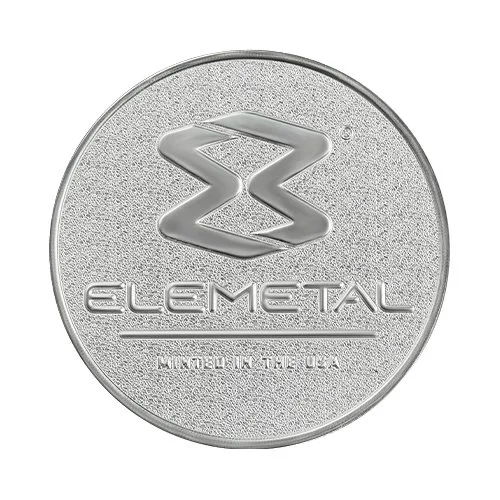 Elemetal 1 oz Silver Round — Obverse