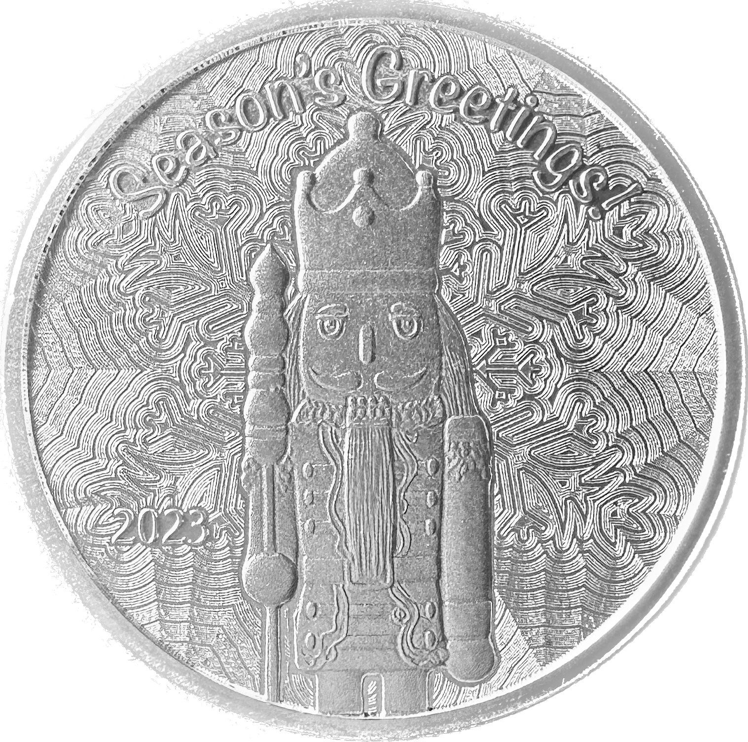 Silver Christmas 2023 Nutcracker Round — Obverse