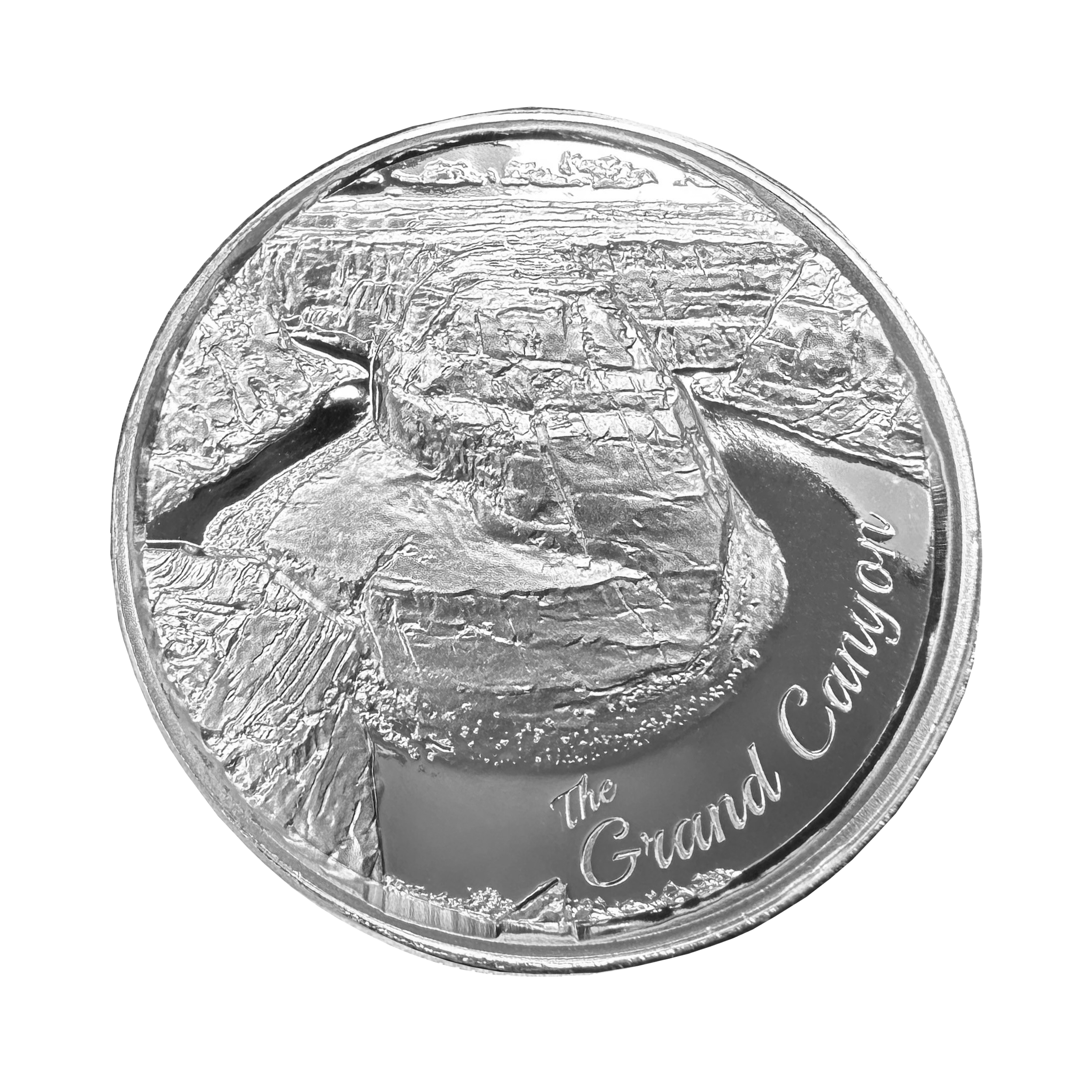 Grand Canyon | 2oz Elemetal UHR Silver Round — Obverse