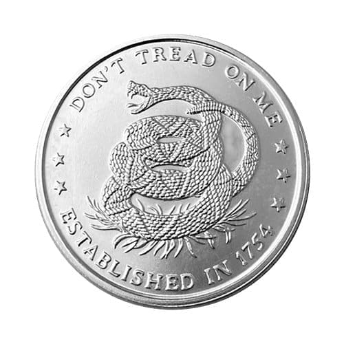 American Silver Don’t Tread On Me — Obverse