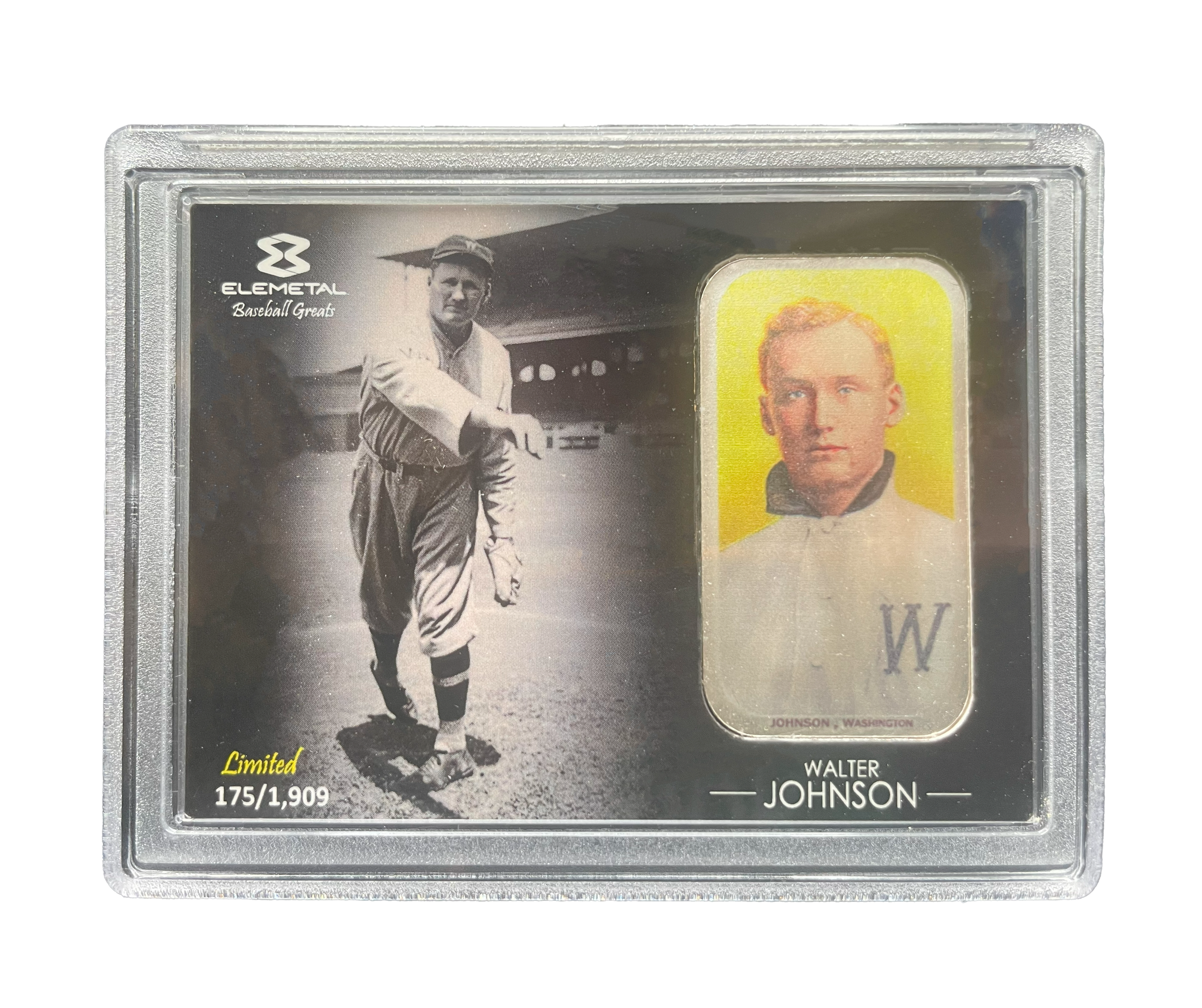 Walter Johnson | T-206 Baseball Greats Series — Front 1