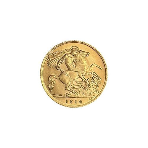 ½ Pound British Sovereign