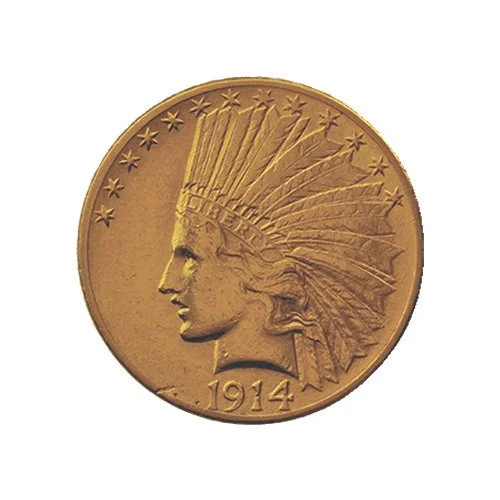 $10 Eagle, Indian Head Type — Obverse