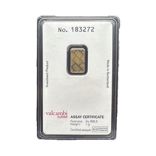 1 Gram Gold Bar