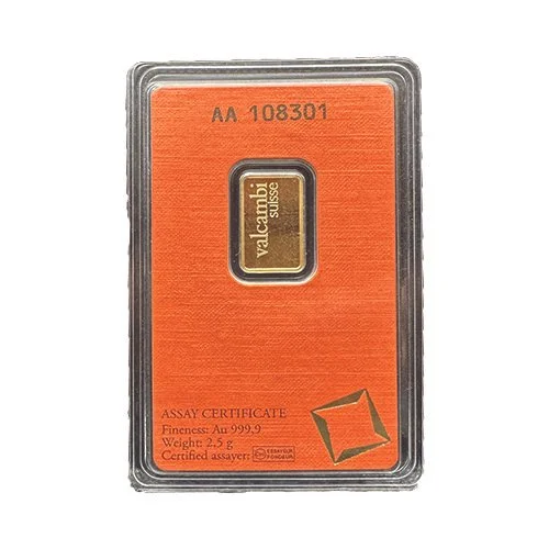 2.5 Gram Gold Bar