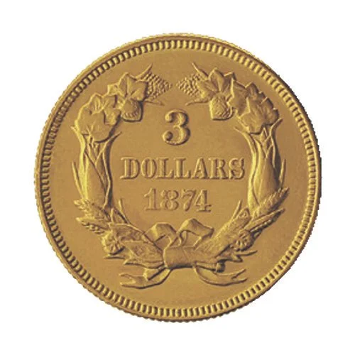 $3 Gold Indian Princess