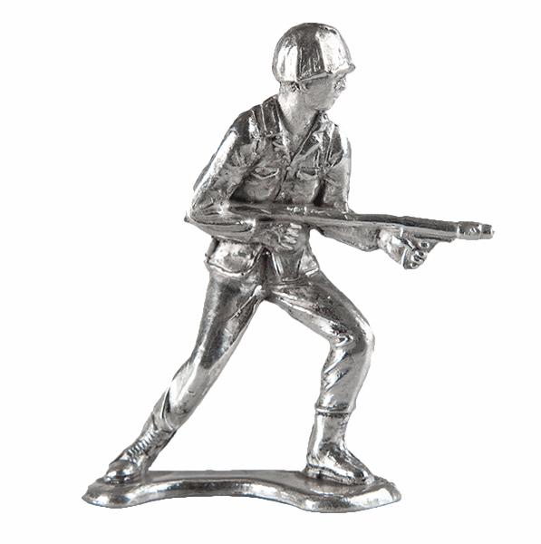 Flamethrower Silver Soldier — Front