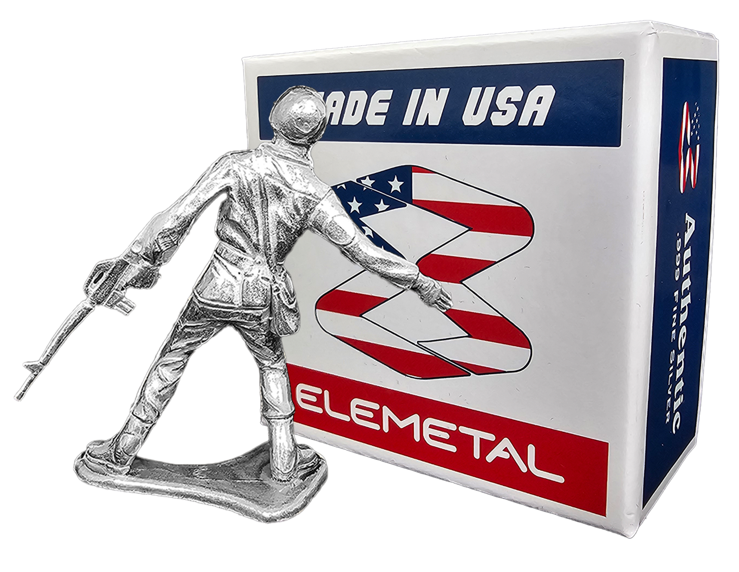 Follow Me Silver Soldier — Back + Box