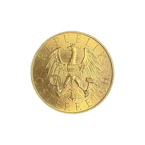 Austrian Gold 25 Schilling — Obverse