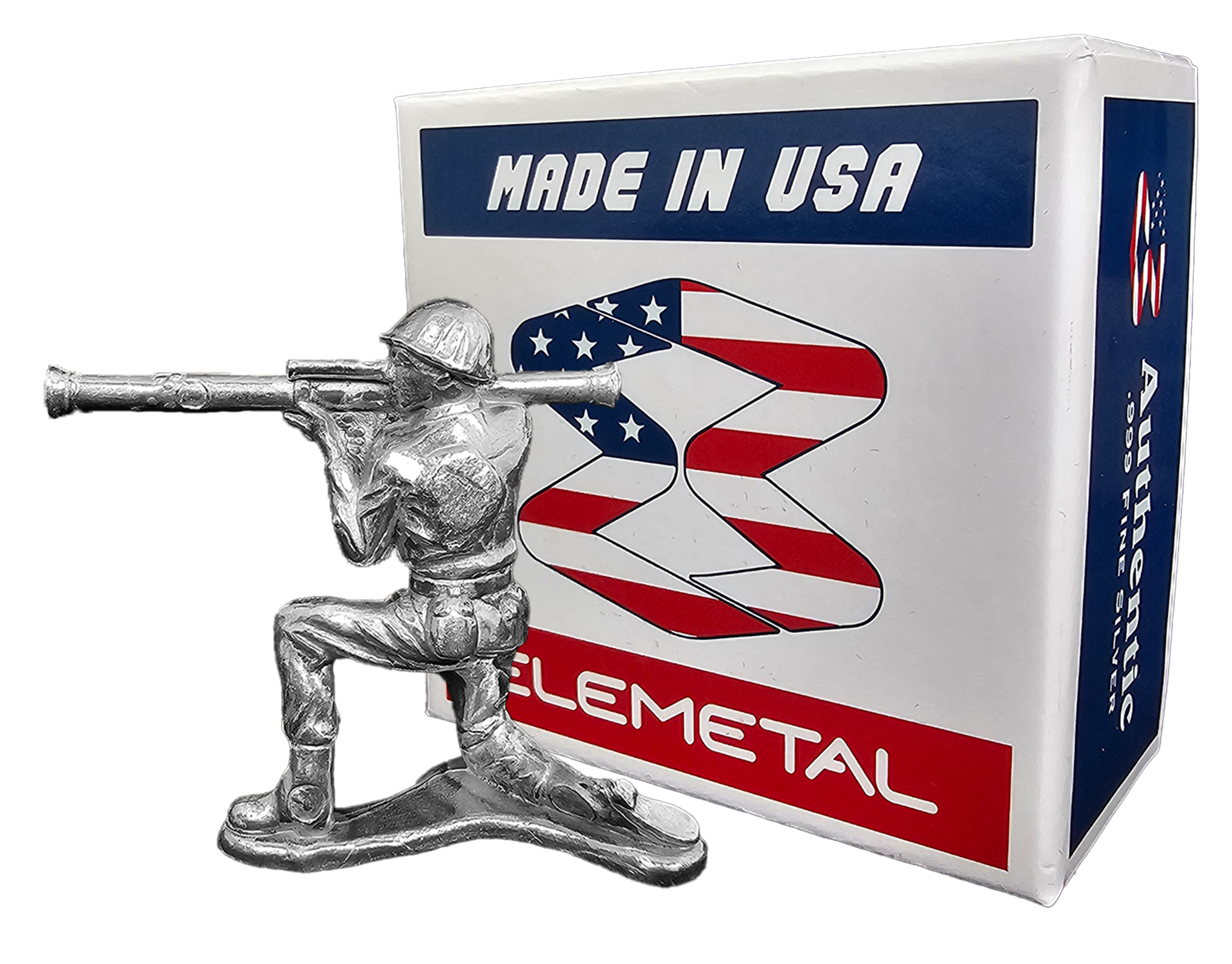Stovepipe Silver Soldier — Back + Box
