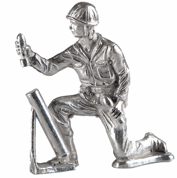 Mortar Silver Soldier — Front